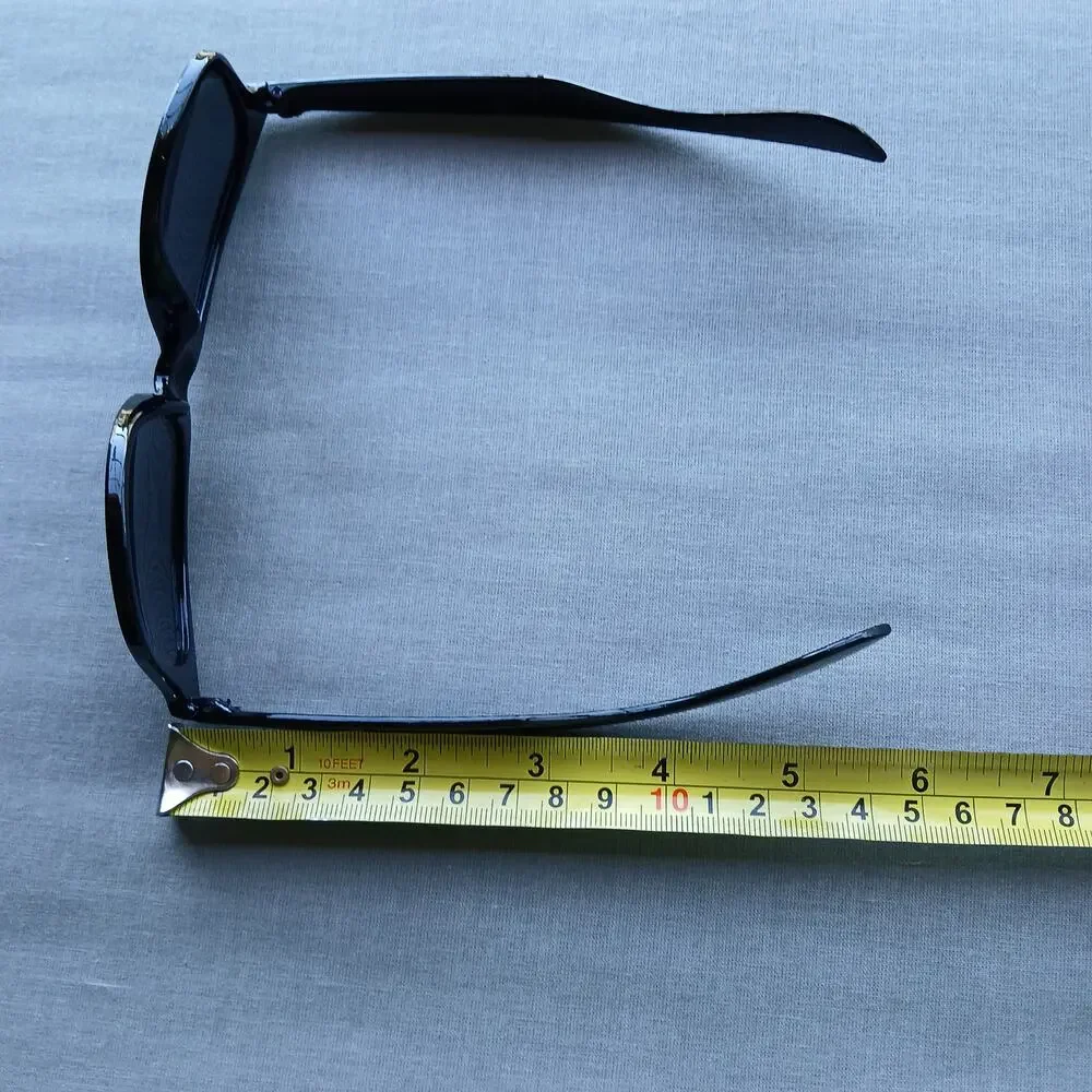 Classic Black Sunglasses OSFM adult sized simple unisex retro 80s 90s Y2K